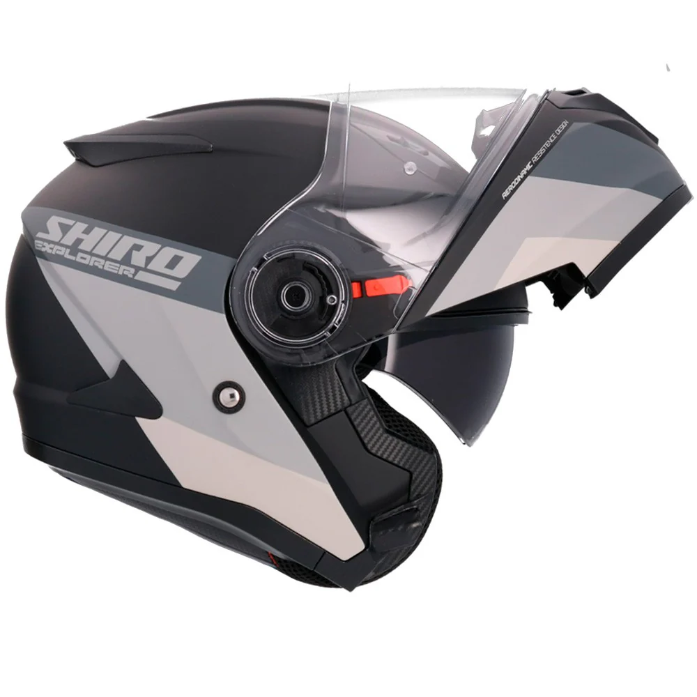 CASCO SHIRO EXPLORER MAVERICK - TITANIO MATE