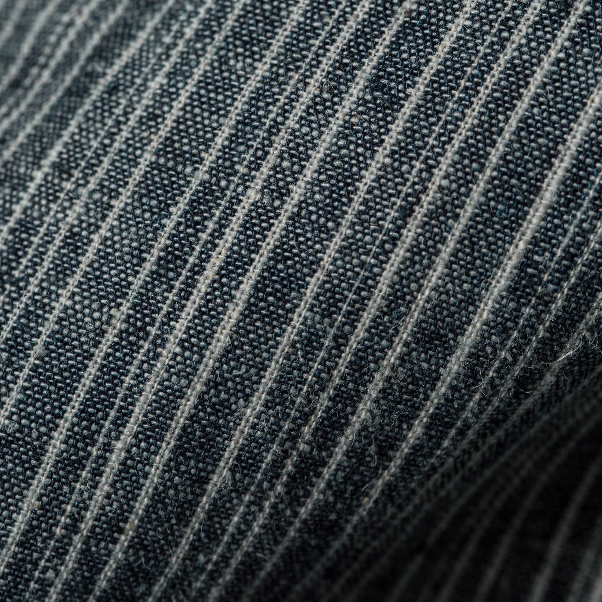 The Western Shirt in Hemp Stripe Chambray