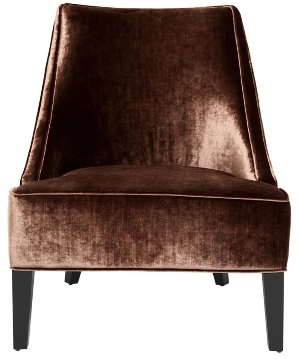 Casa Padrino Sillón de Lujo Naranja Egeo / Negro 70 x 88 x H. 85 cm - Muebles para Hoteles