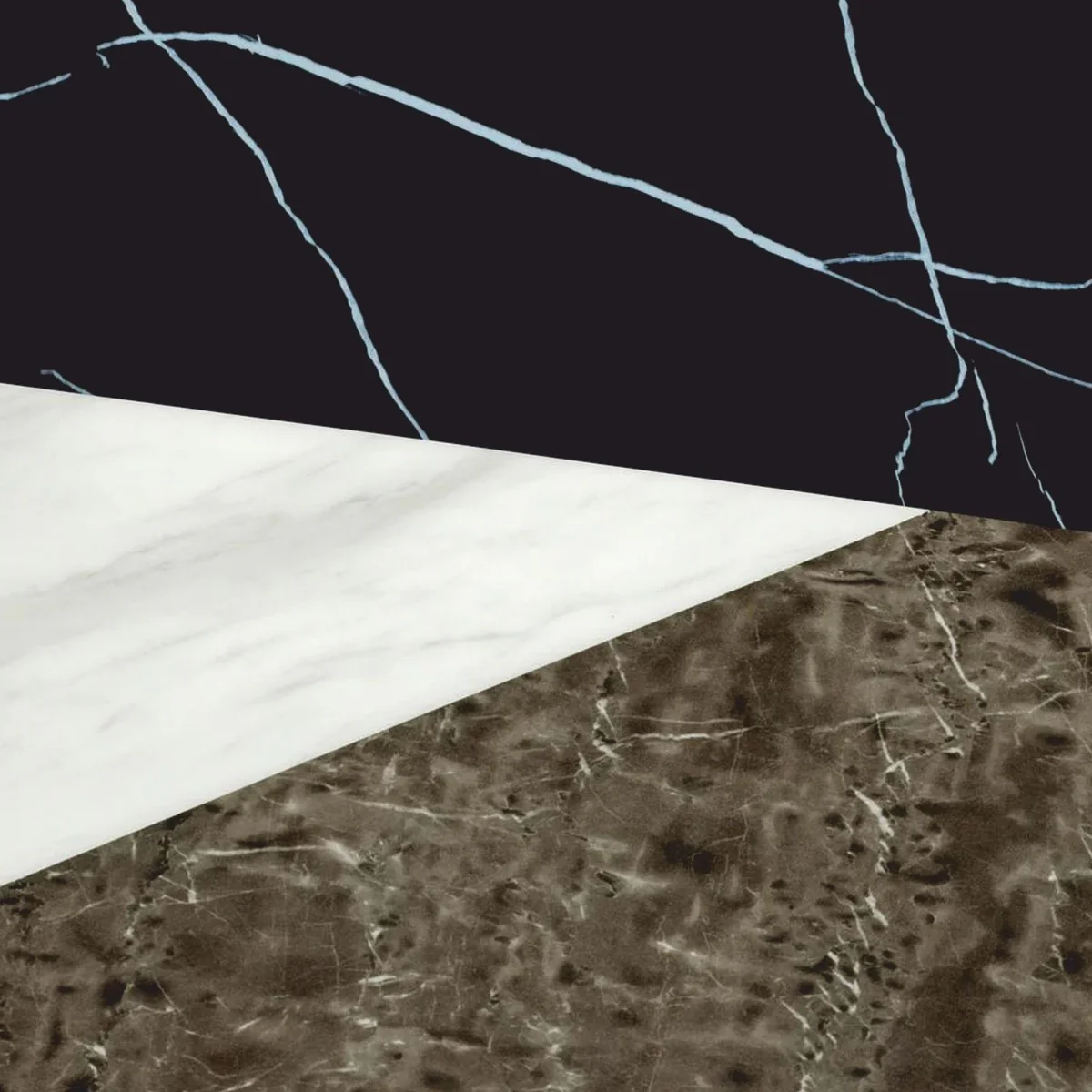 Casa Padrino mesa de comedor de lujo con tapa de m¨¢rmol artificial ? 120 cm - Muebles de comedor