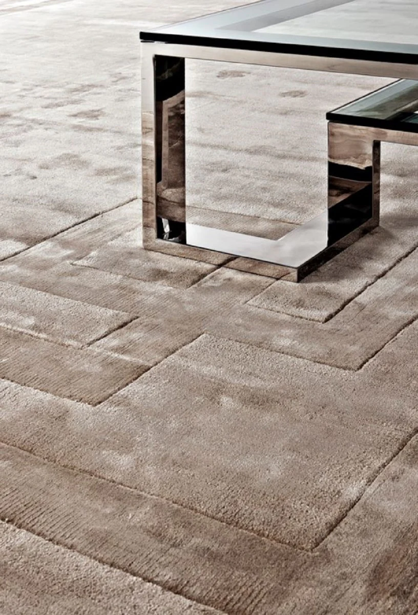 Casa Padrino alfombra de viscosa de lujo natural - Varios Tamaños - Calidad de Lujo