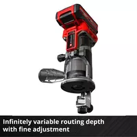 Cordless Palm Router TP-ET 18 Li BL - Solo