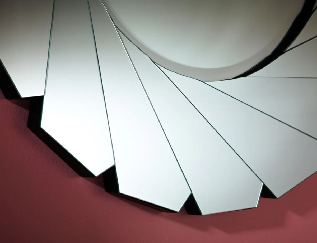 Casa Padrino espejo de pared ? 89 cm - Accesorios de Sala de Estar de Lujo