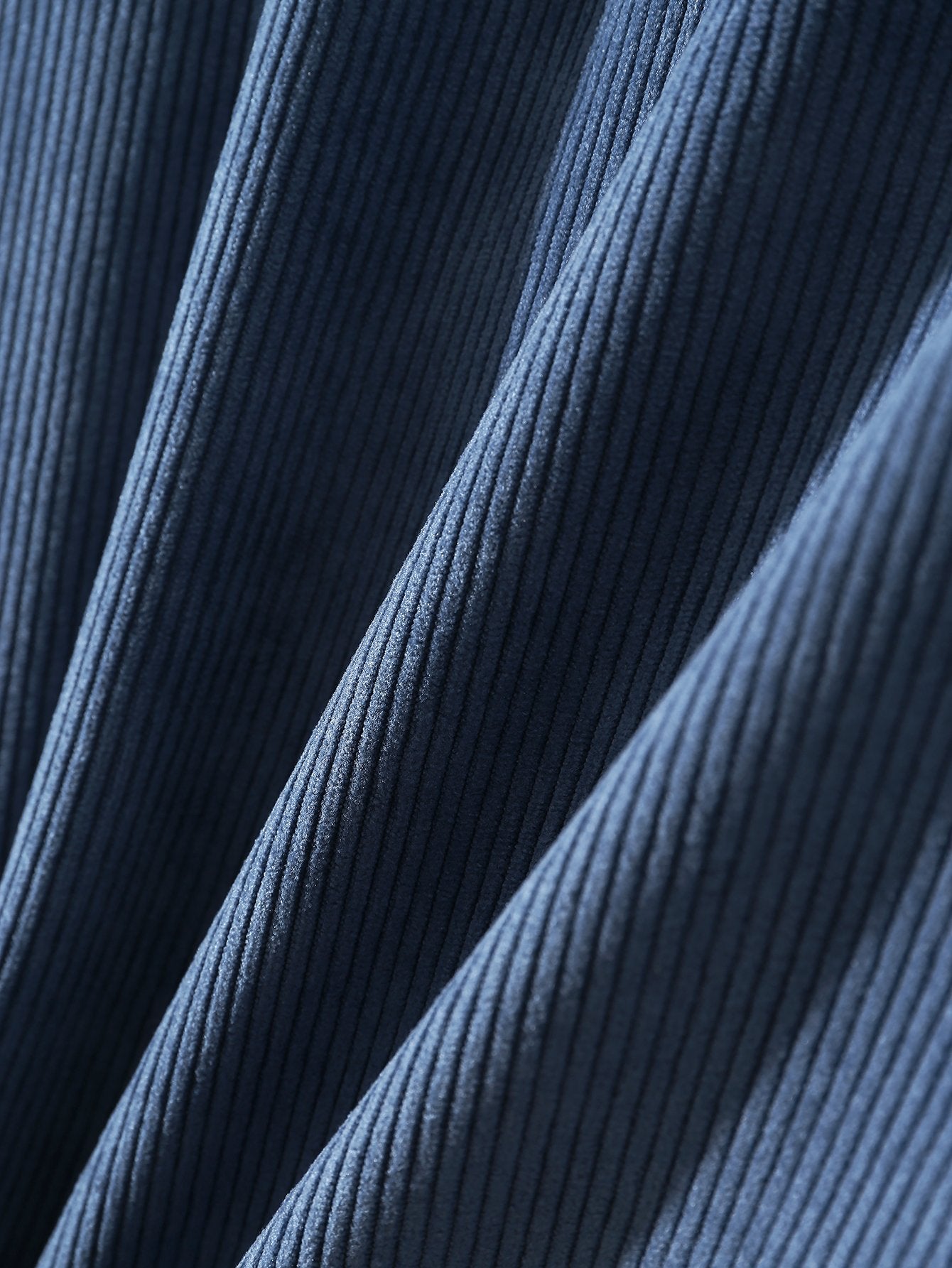 Long Sleeve Hooded Corduroy Overshirt