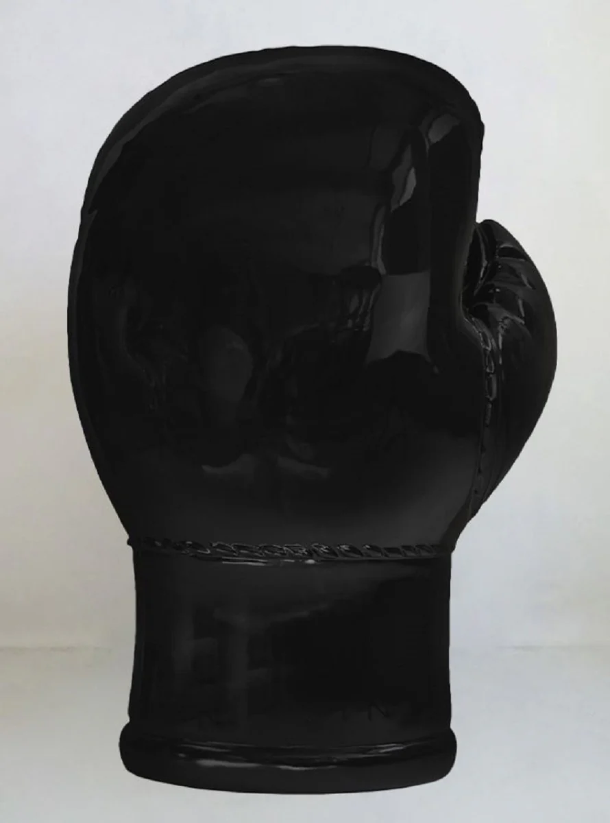 Casa Padrino guante de boxeo decorativo XXL negro / oro A. 120 cm - Decoraci¨®n de sal¨®n y oficina