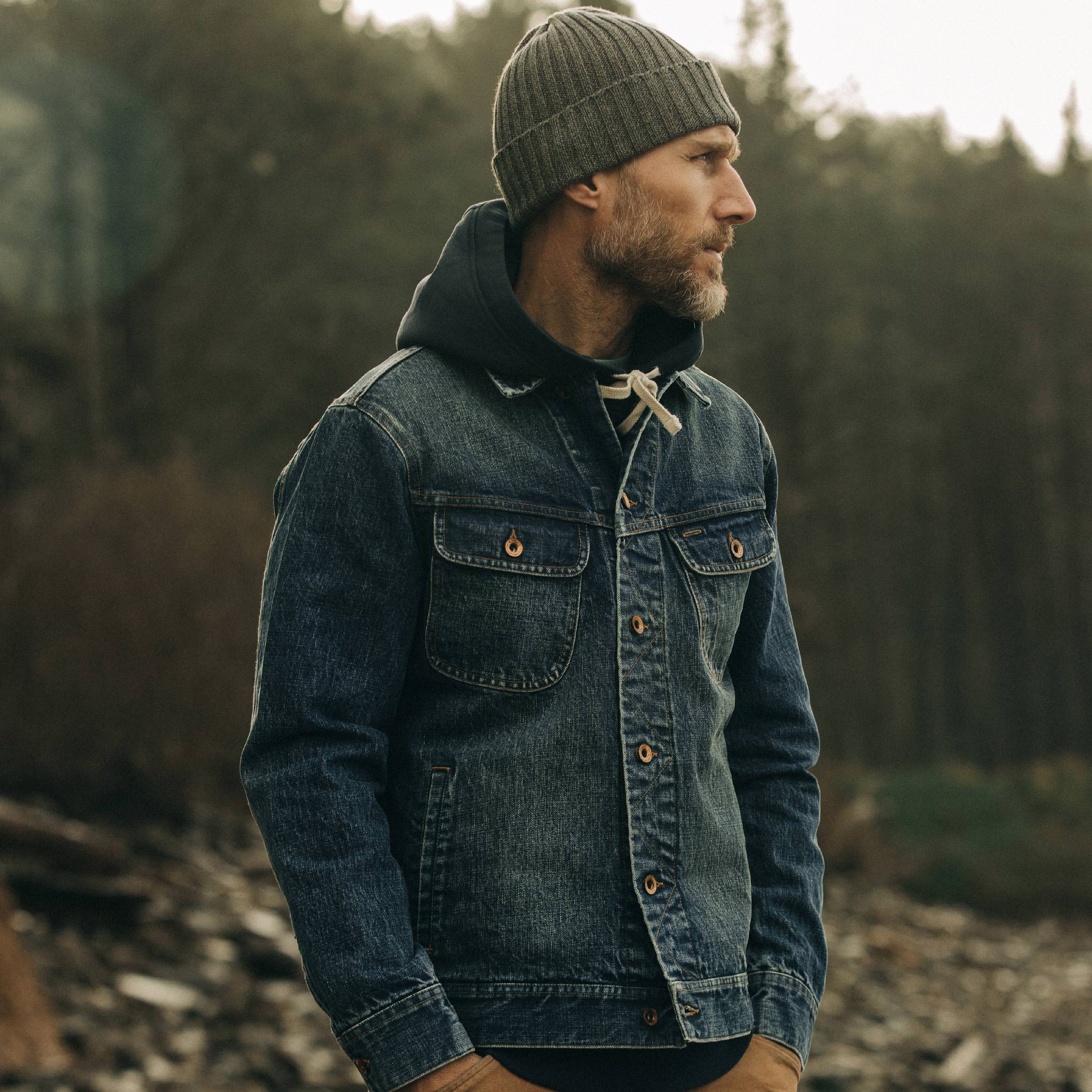 The Long Haul Jacket in Sawyer Wash Organic Selvage