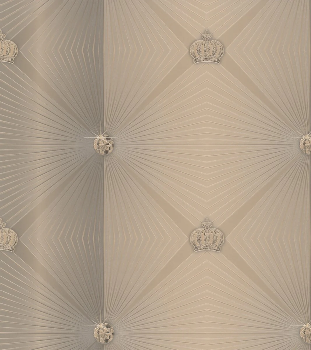 Harald Gl??ckler Designer Baroque Non-Woven Wallpaper 54406 - Deux - Bronze
