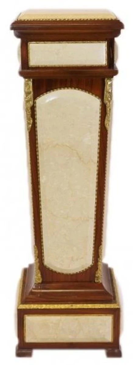 Casa Padrino Baroque column mahogany / cream with marble set