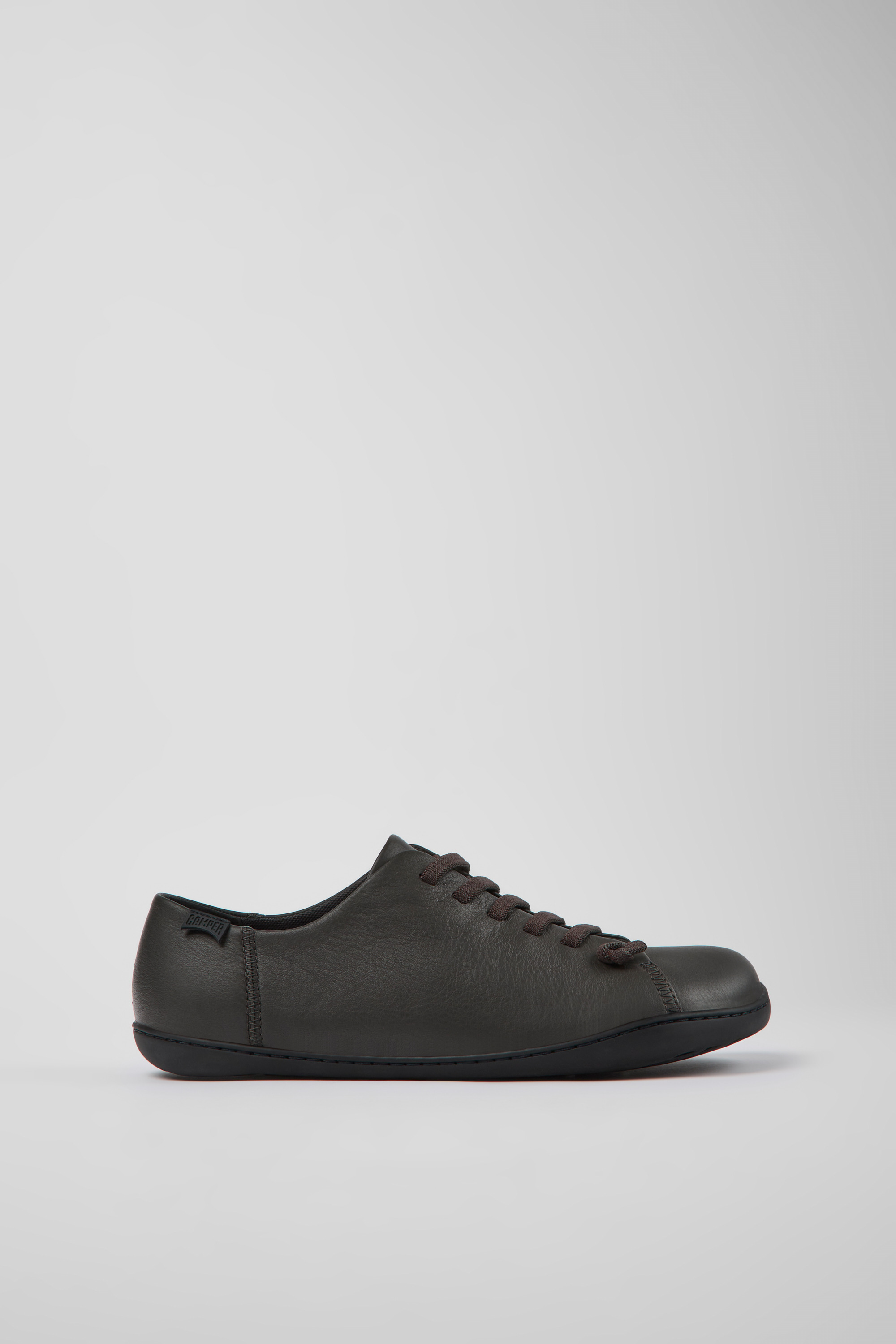 Peu - Gray leather shoes for men