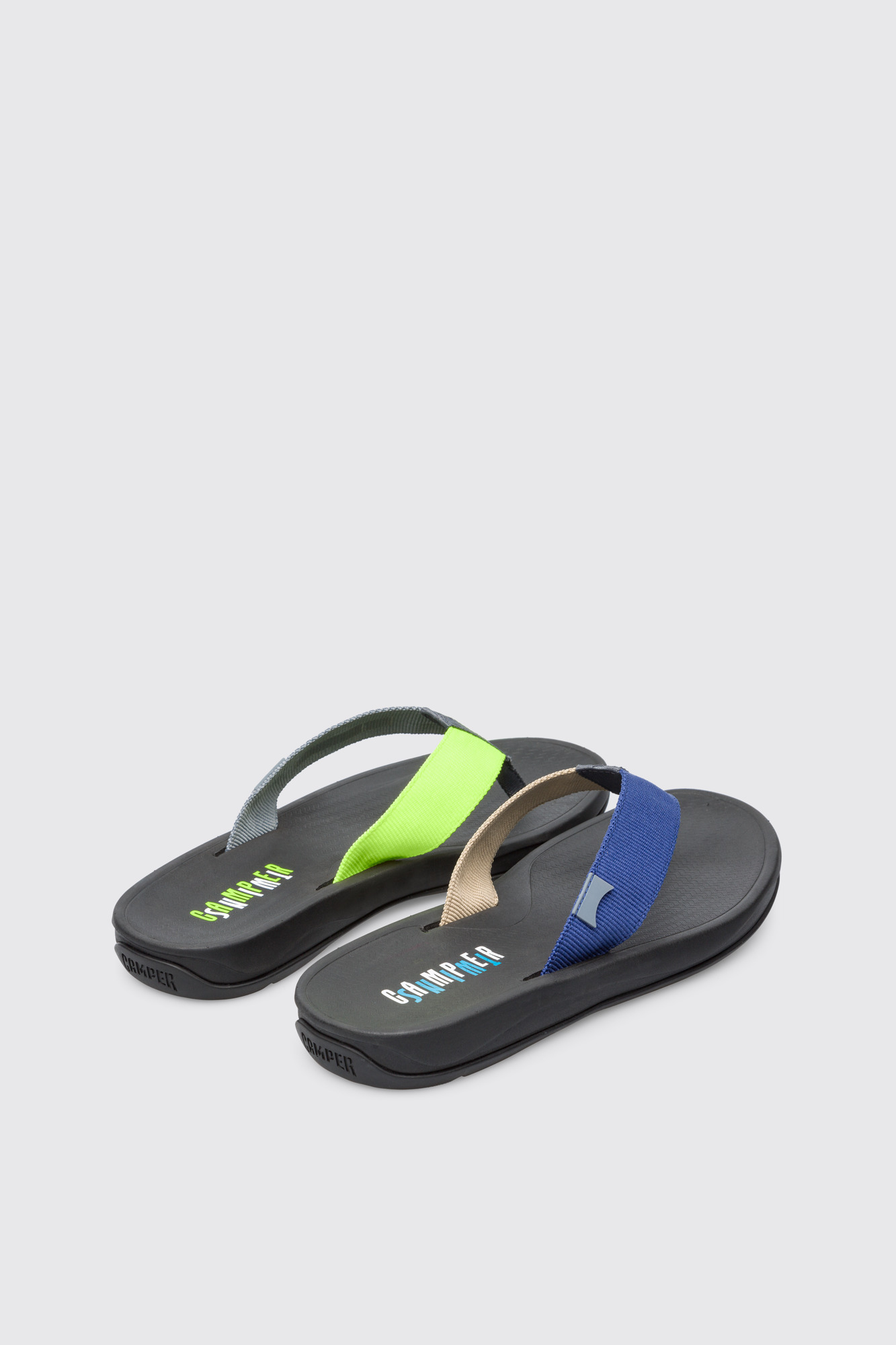 Twins - Men's multi-colored textile sandal