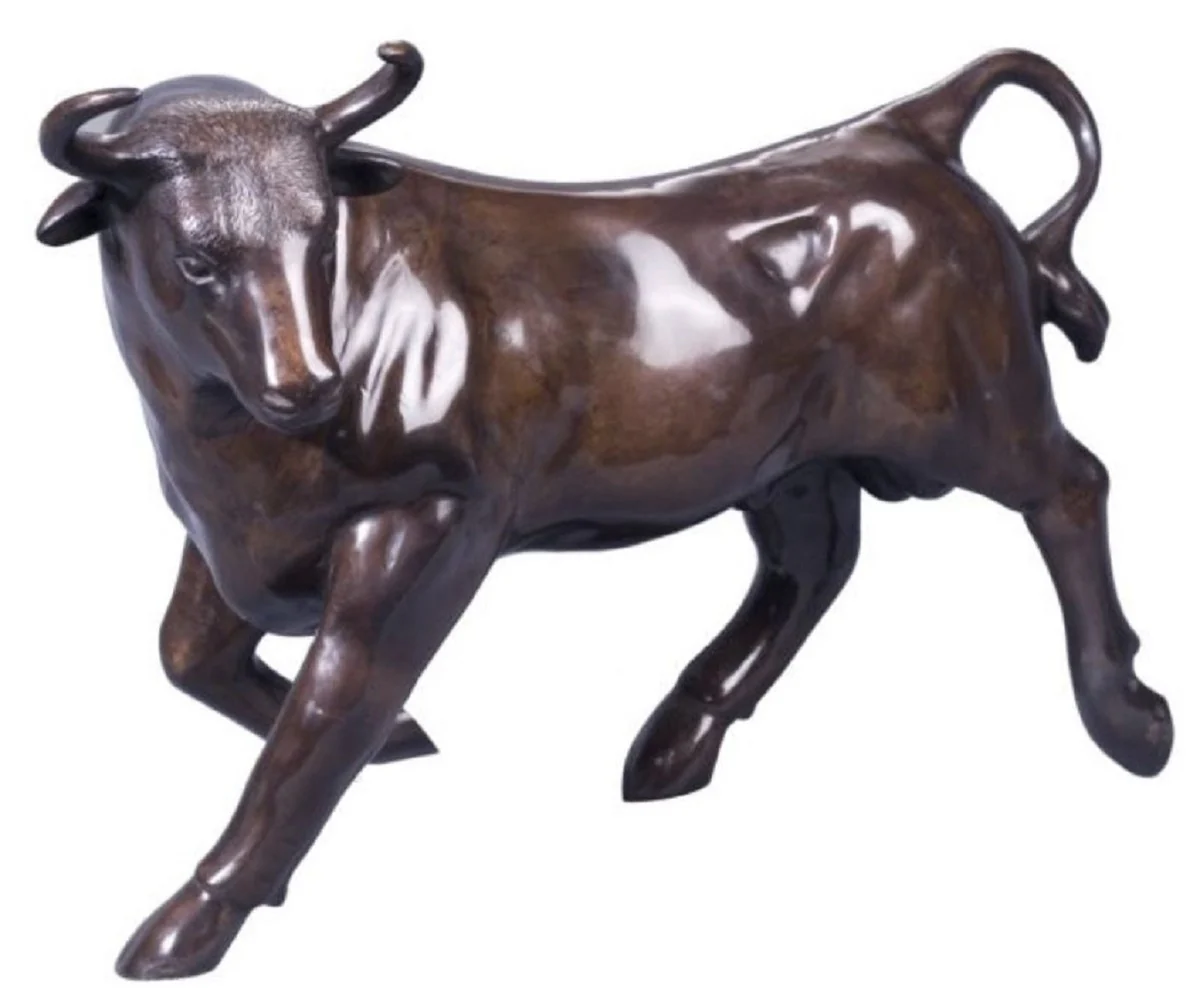 Casa Padrino Deco Bronce Figura Toro Bronce 56 x 22 x H. 40 cm - Escultura de Lujo