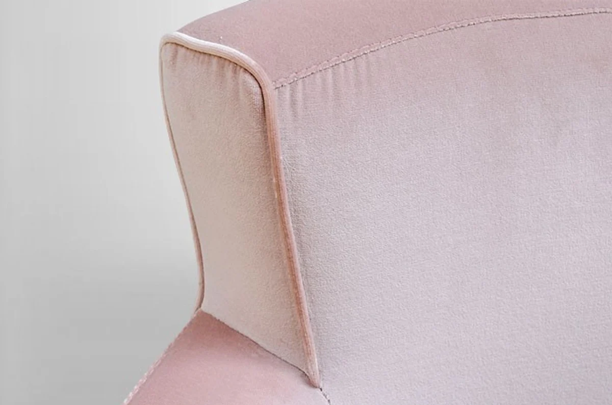 Casa Padrino luxury Art Deco Lounge Chair Rosa - Luxury Collection - Art Nouveau - Belle Epoque