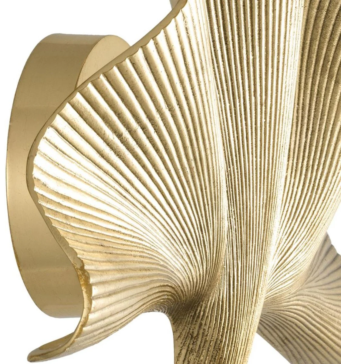 Casa Padrino lámpara de pared de lujo latón pulido 35 x 9 x H. 22 cm - Lámpara de Pared para Hoteles y Restaurantes