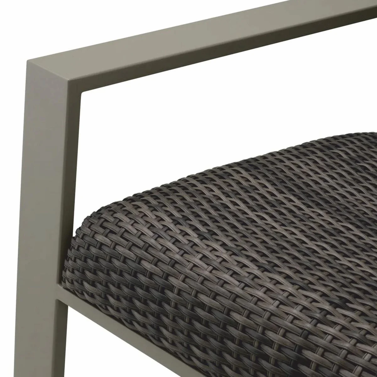 Casa Padrino sill¨®n de jard¨ªn de lujo de rat¨¢n artificial gris - Muebles de jard¨ªn y patio