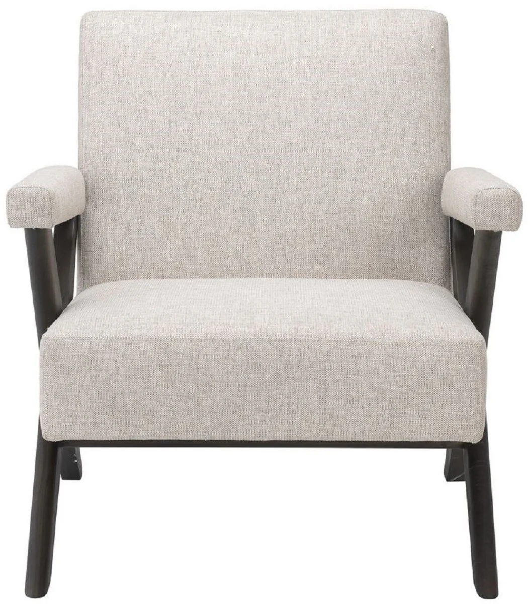 Casa Padrino sill¨®n de sal¨®n de lujo natural / marr¨®n 75 x 82 x A. 82 cm - Muebles de sal¨®n - Colecci¨®n de Lujo