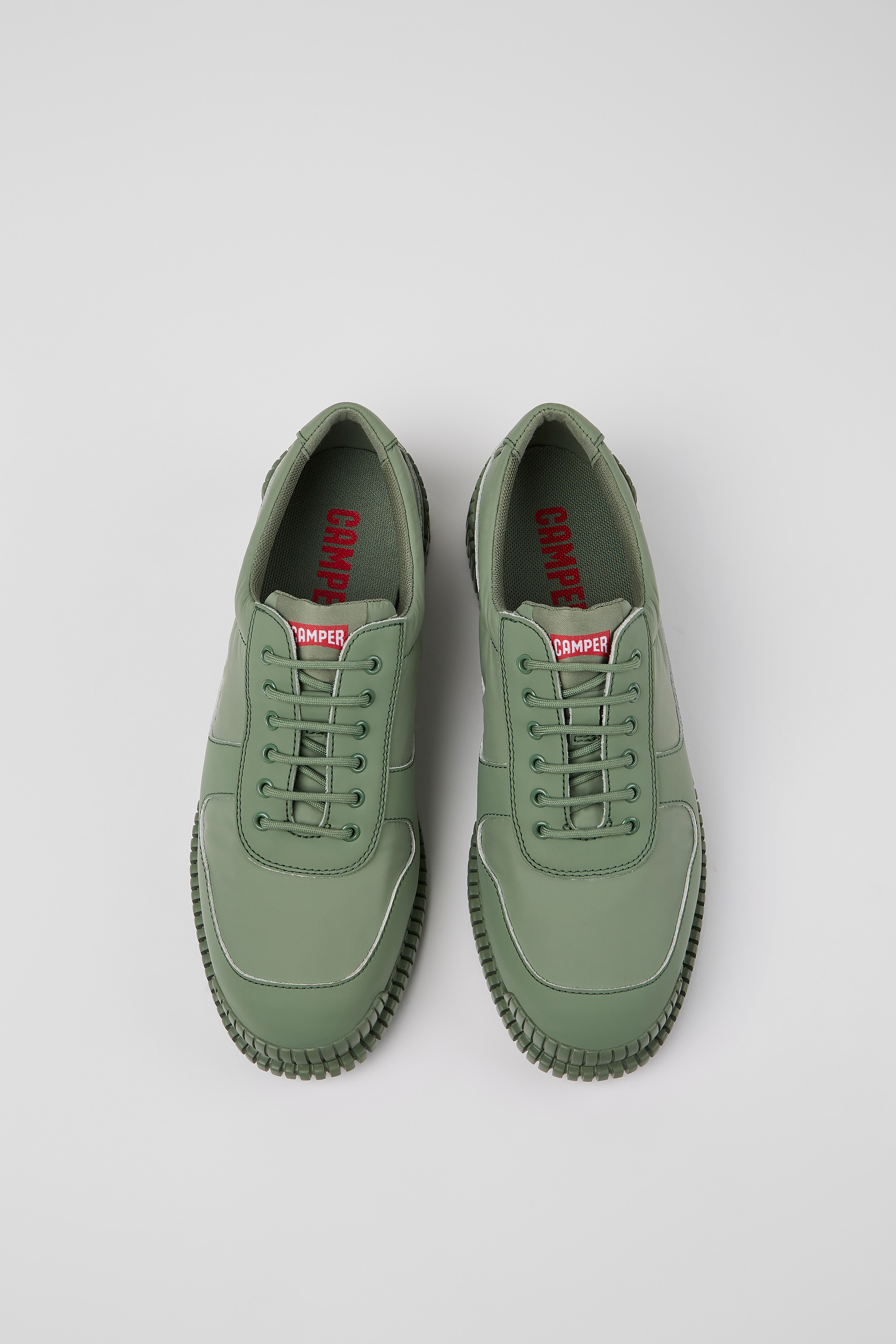 Pix - Green recycled leather shoes for women