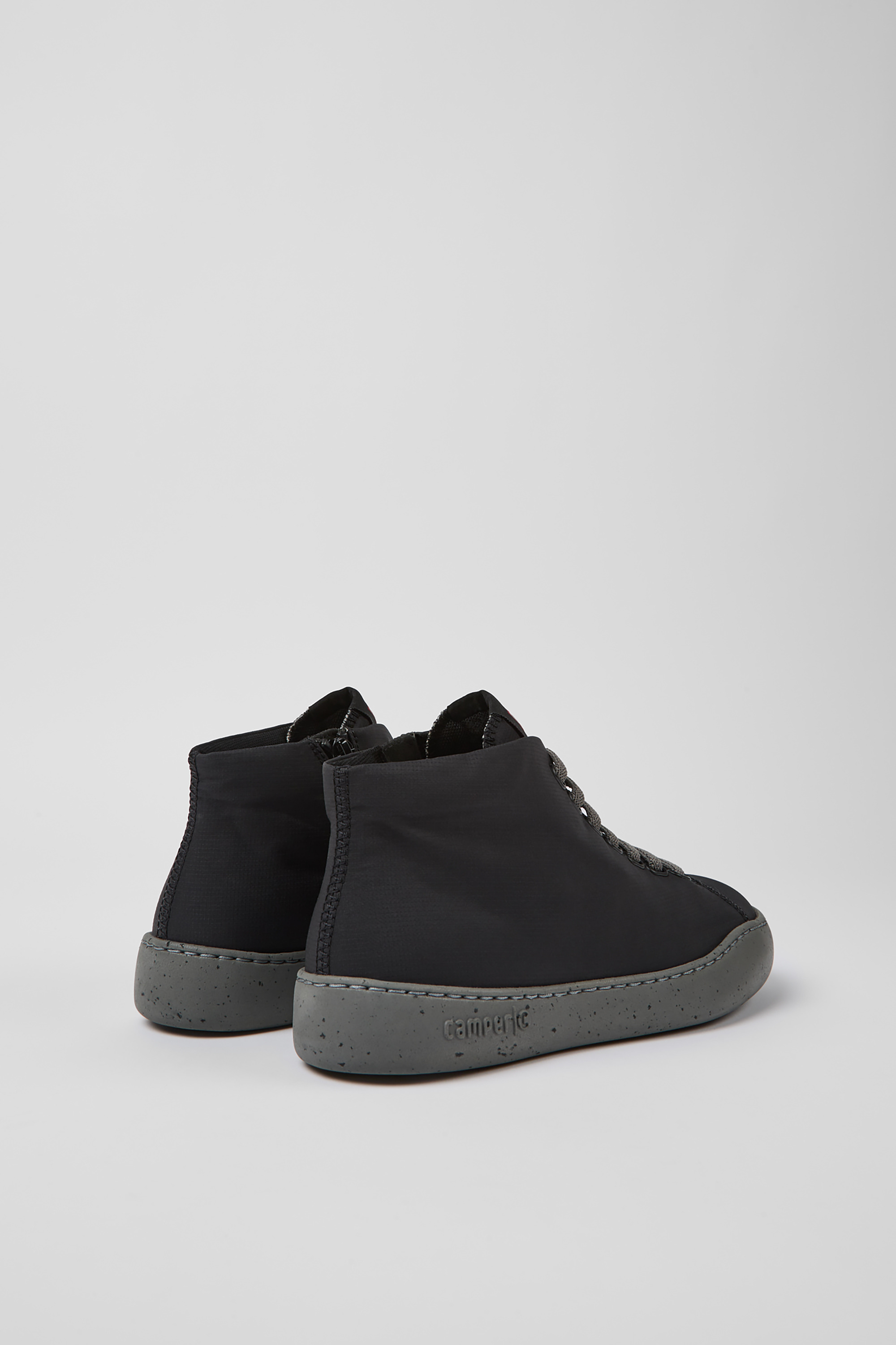 Peu Touring - Black textite ankle boots for women