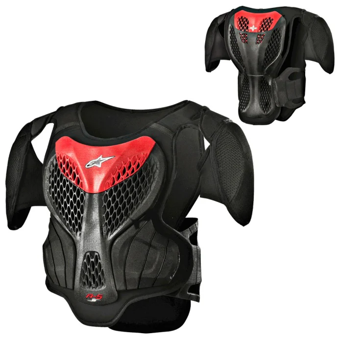 PETO ALPINESTARS A-5 S INFANTIL NEGRO / ROJO