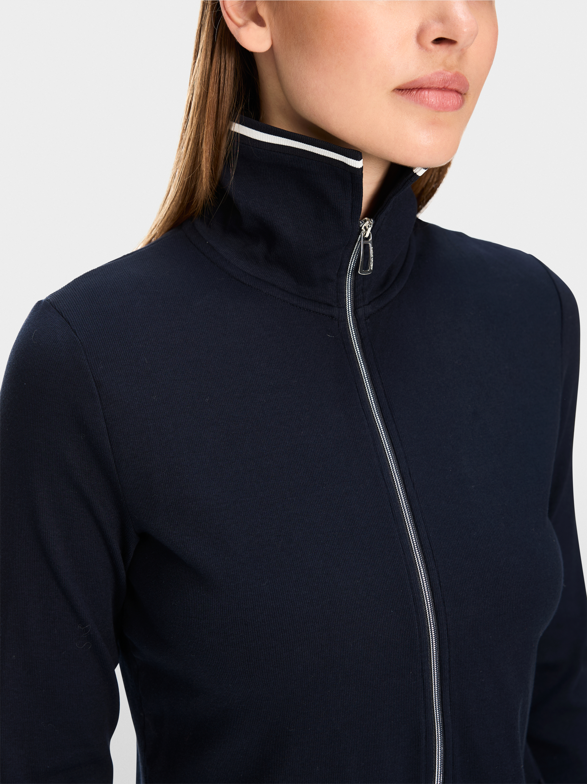 Marc-Cain Light jacket in cotton rib