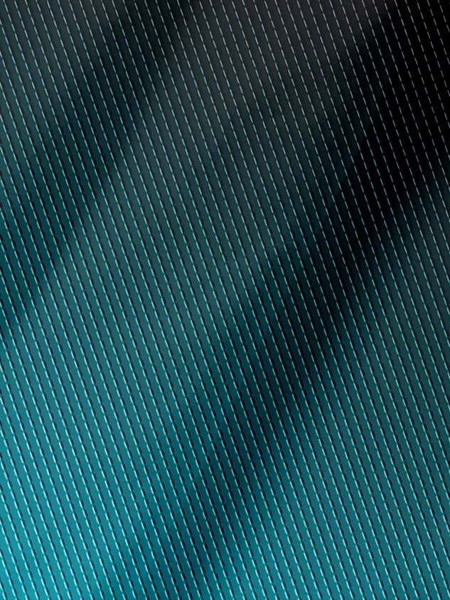 Abstract Gradient Geometric Button Short Sleeve Polo Shirt