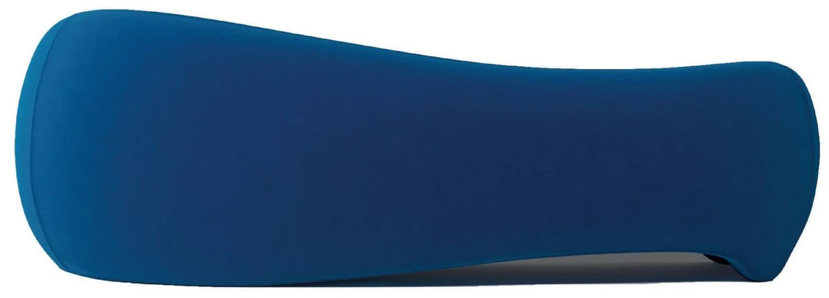 Casa Padrino sof¨¢ de terciopelo de lujo azul 280 x 105 x A. 68 cm - Sof¨¢ de sal¨®n - Sof¨¢ de hotel - Muebles de sal¨®n - Muebles de hotel - Muebles de lujo