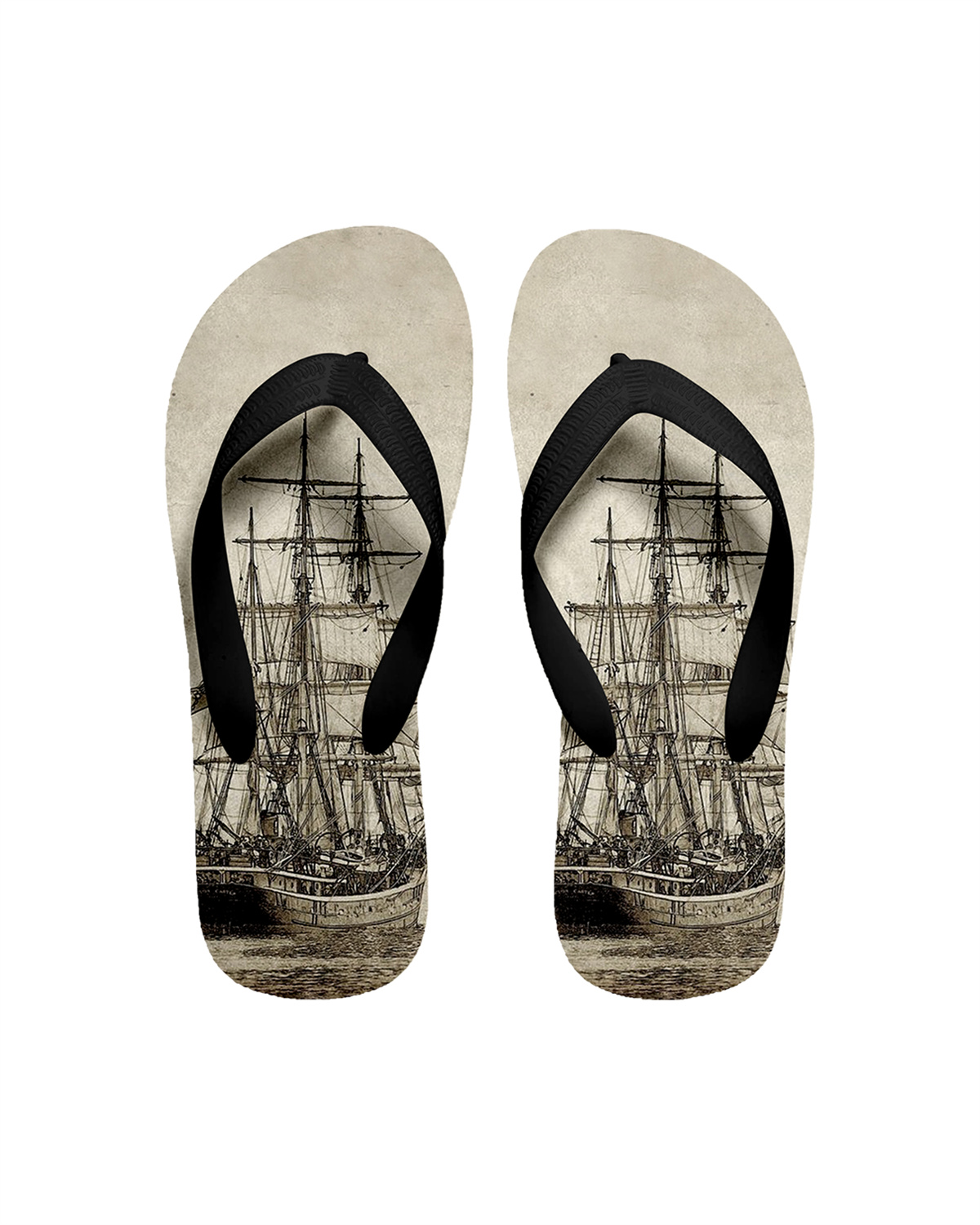 Suitmens Men's Hawaiian Navigation Bowling Print Shirt Three-Piece Set 052