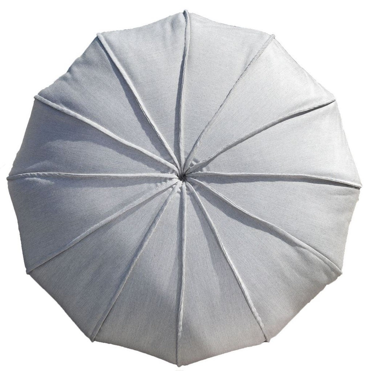 Casa Padrino puf de lujo erizo de mar gris ? 90 x A. 45 cm - Puf flotante - Coj¨ªn de asiento hecho a mano - Decoraci¨®n de jard¨ªn - Decoraci¨®n de terraza - Decoraci¨®n de piscina