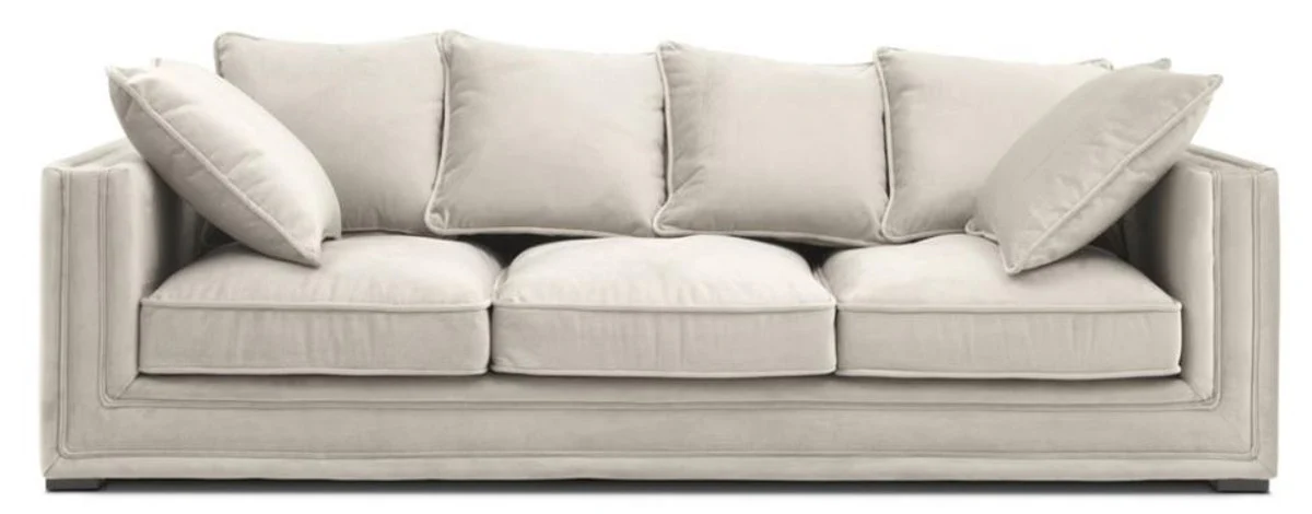 Casa Padrino de dise?o de lujo de 3 plazas gris - muebles del hotel de lujo