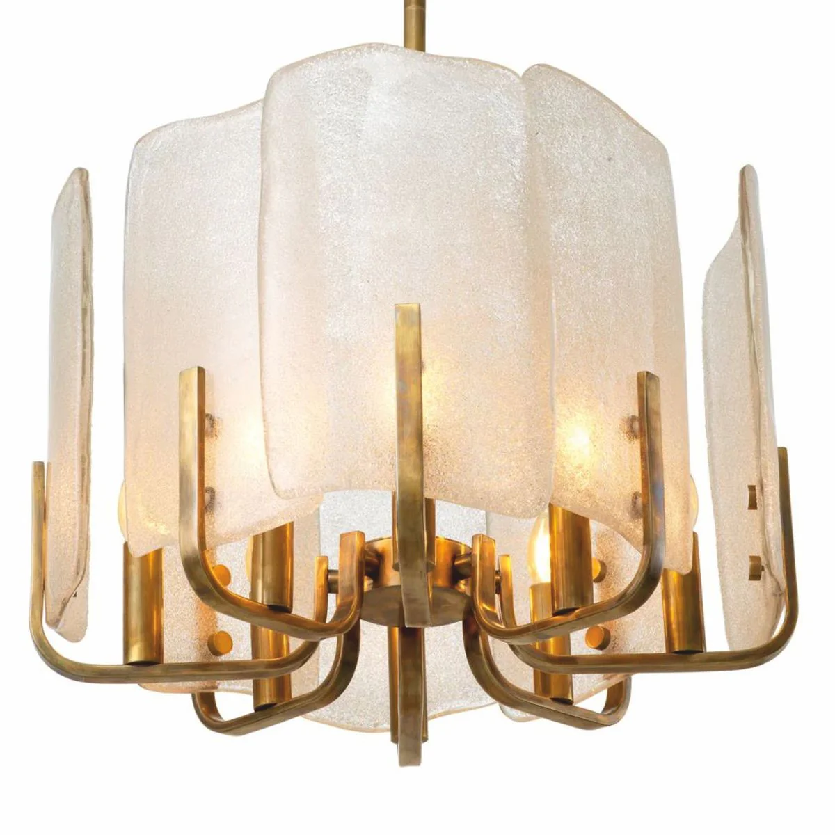 Casa Padrino l¨¢mpara de ara?a de lujo lat¨®n vintage 53 x 52 x A. 42 cm - Calidad de lujo