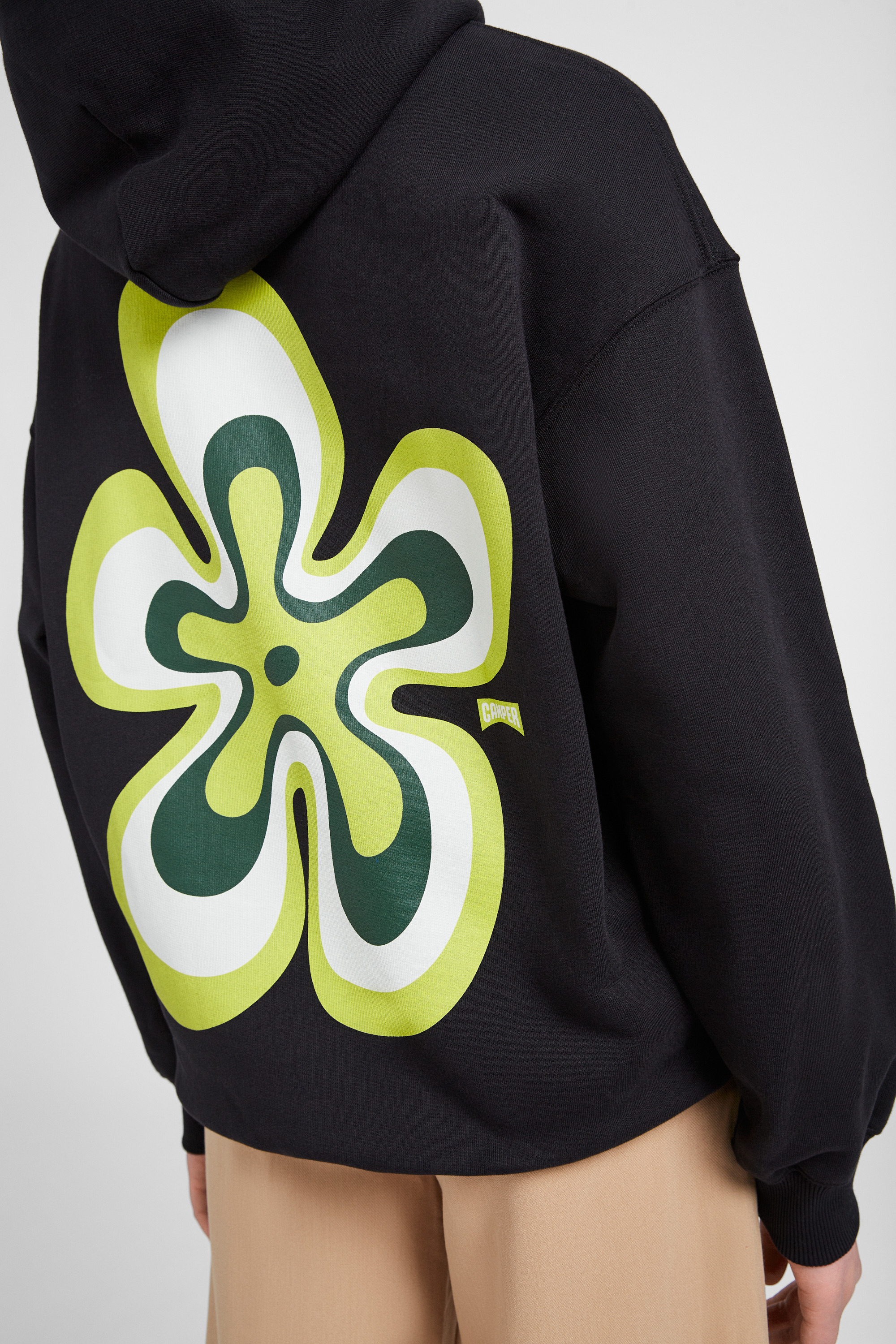 Hoodie - Black organic cotton hoodie