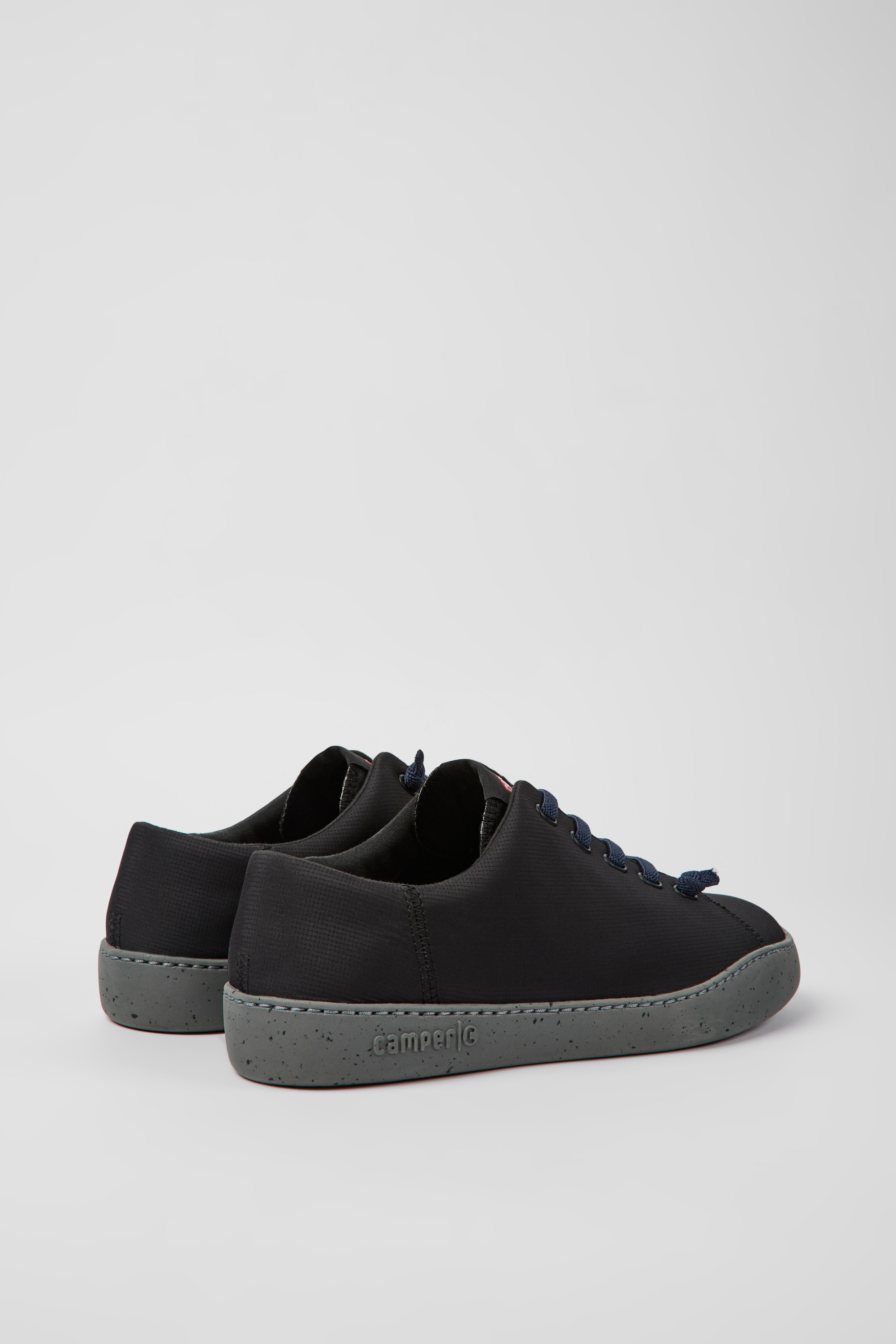 Peu Touring - Black textile sneakers for men