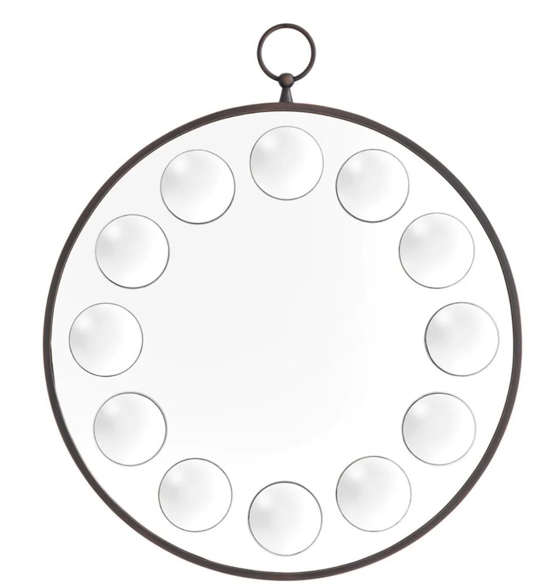 Casa Padrino espejo / espejo de pared de lujo bronce 60 x 3 x H. 70 cm - Accesorios de Decoraci¨®n de Lujo