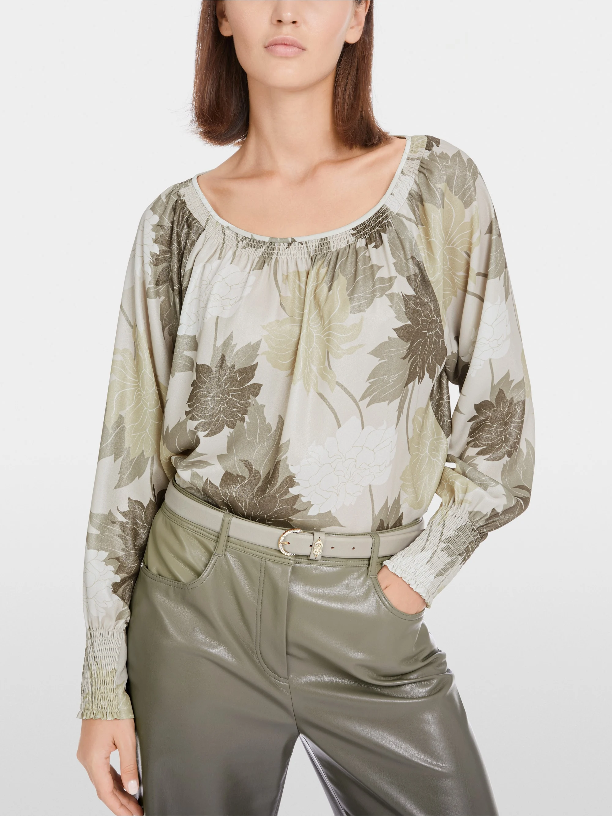 Marc-Cain Hip belt with rhinestone buckle