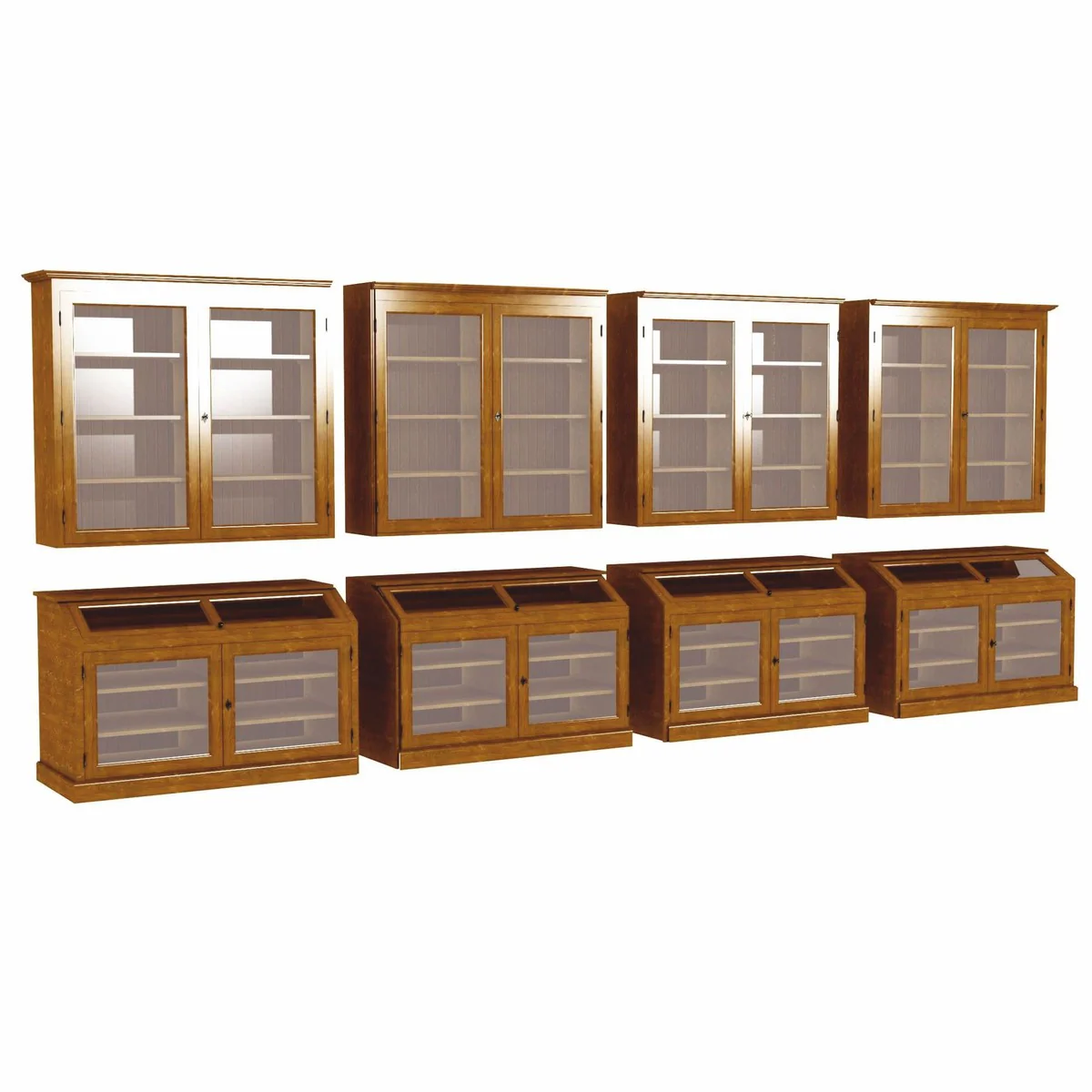 Casa Padrino gabinete de bar de estilo campestre de madera maciza marr¨®n 600 cm - Muebles de bar