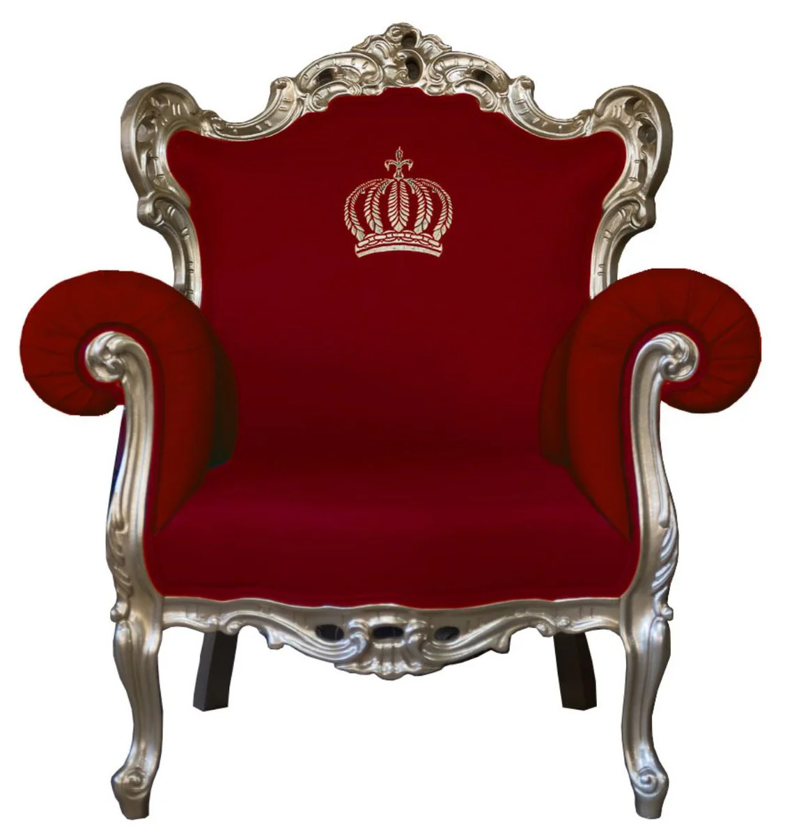 Pomp??s by Casa Padrino luxury baroque armchair red / gold - Pomp??s baroque armchair designed by Harald Gl??ckler