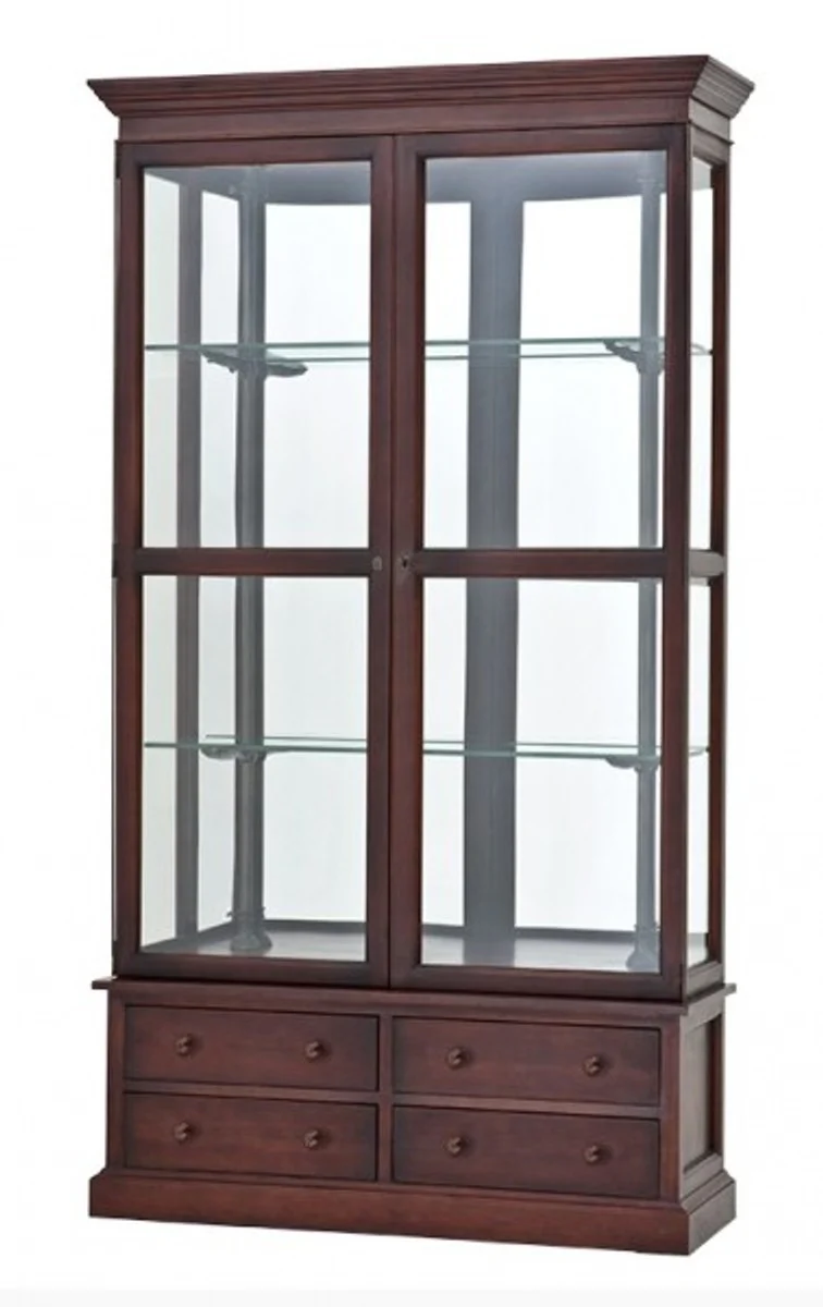 Luxury Glass display cabinet shop equipment shop & hotel furniture - luxury category - English Oak Finish