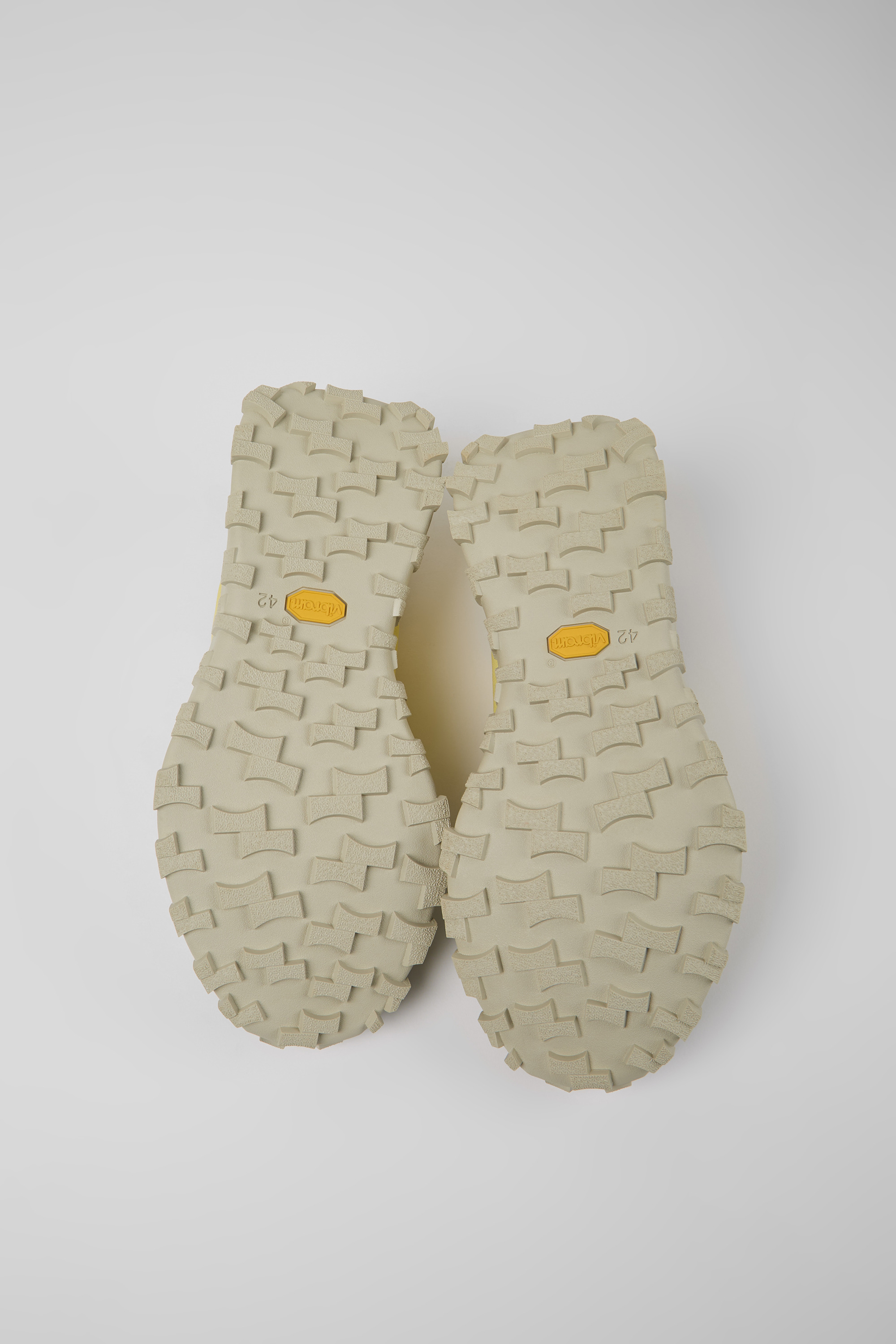 Drift Trail - Yellow textile and nubuck sneakers for men