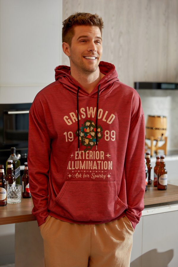Christmas Text Letters Hoodie Sweatshirt