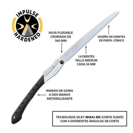 Silky BigBoy 360 - Serrucho plegable bushcraft