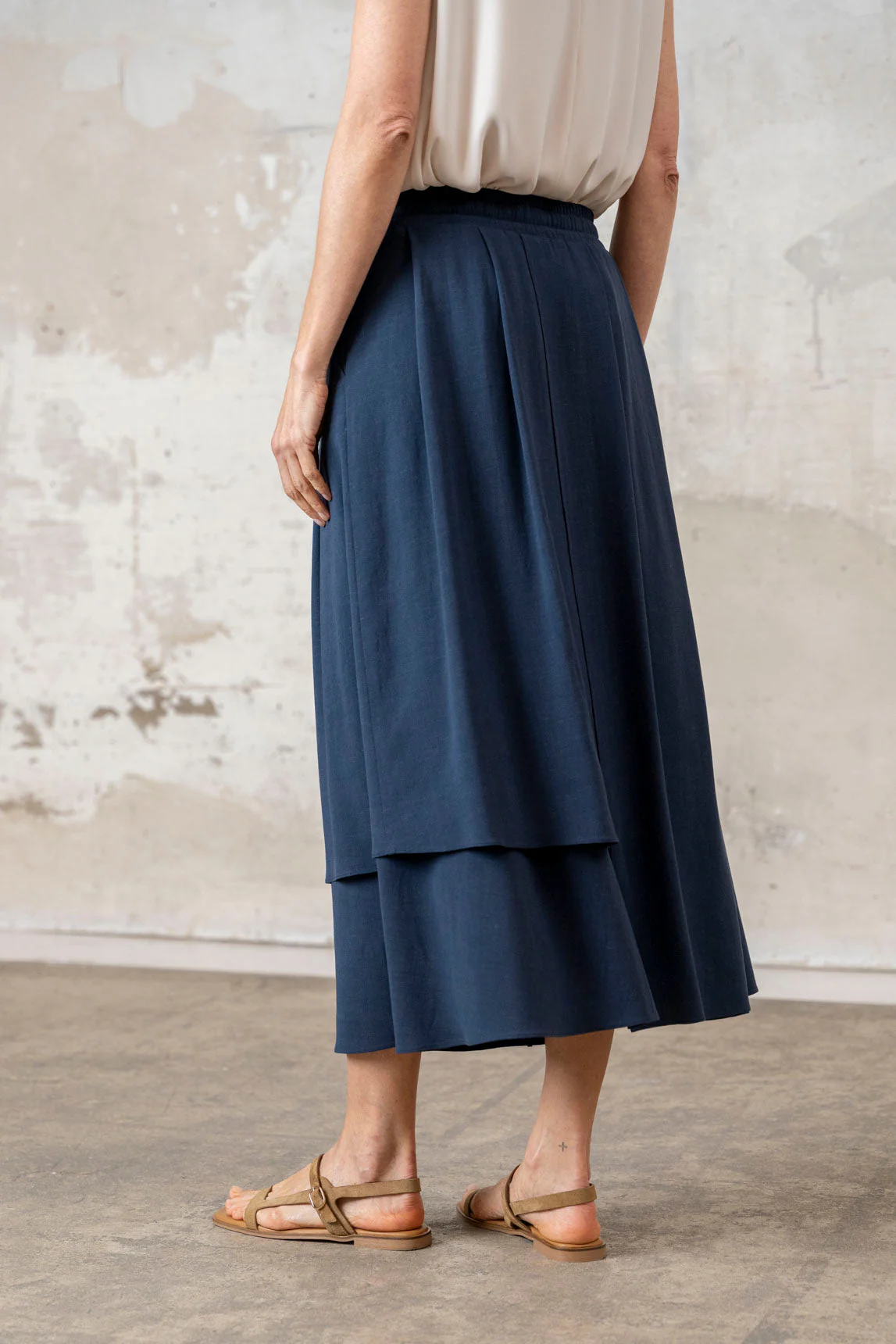 Rivera-spain Falda Marseillan azul