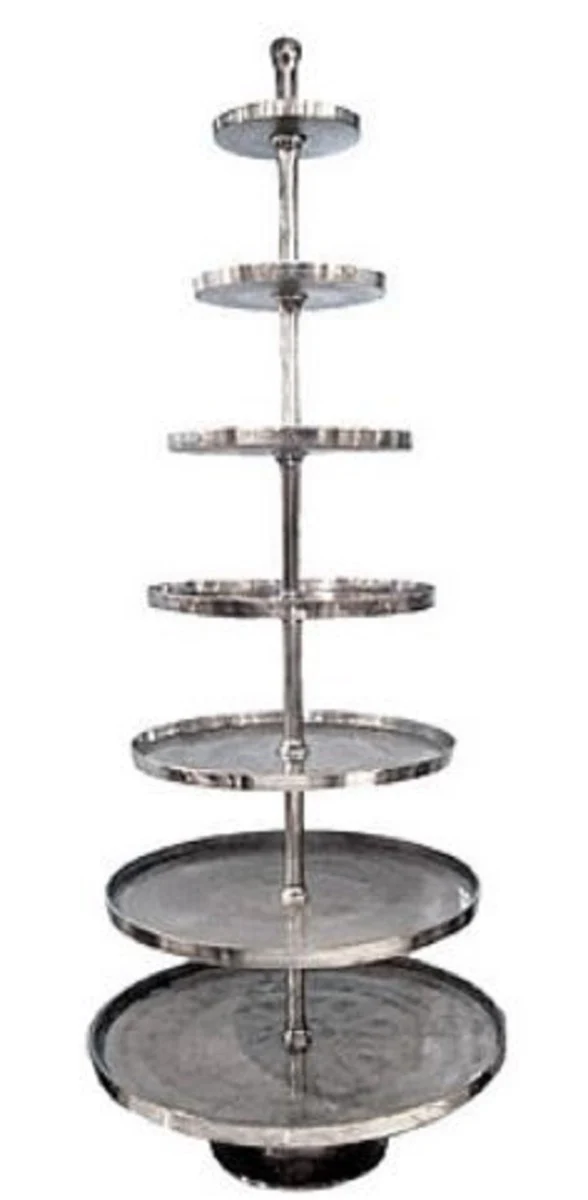 Casa Padrino etagere de lujo 7 niveles plata ? 90 x H. 240 cm - Accesorios para Hoteles y Restaurantes