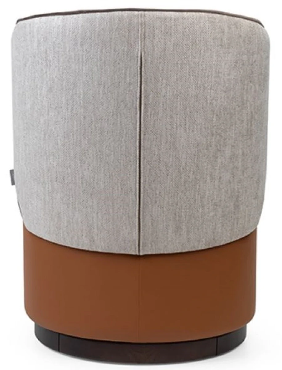 Casa Padrino taburete de lujo marr¨®n / gris A. 78,5 cm - Muebles de lujo de sal¨®n y hotel