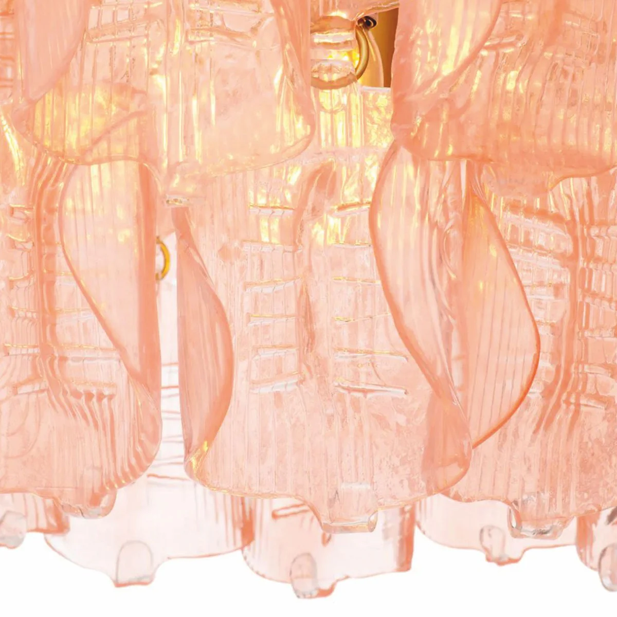 Casa Padrino l¨¢mpara de ara?a de hotel y sal¨®n de lujo rosa / lat¨®n antiguo ? 85 x A. 61,5 cm