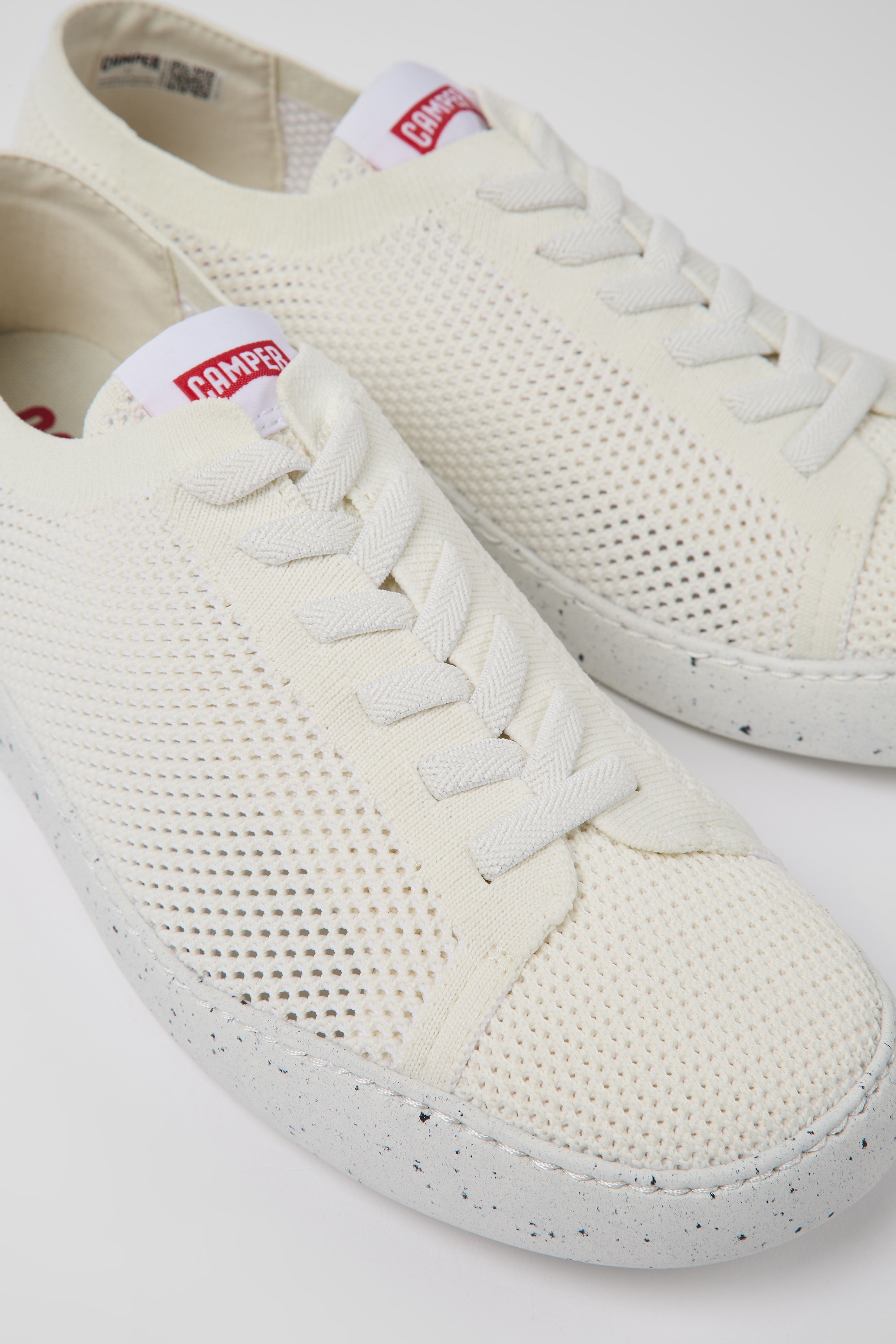 Peu Touring - White recycled PET sneakers for men