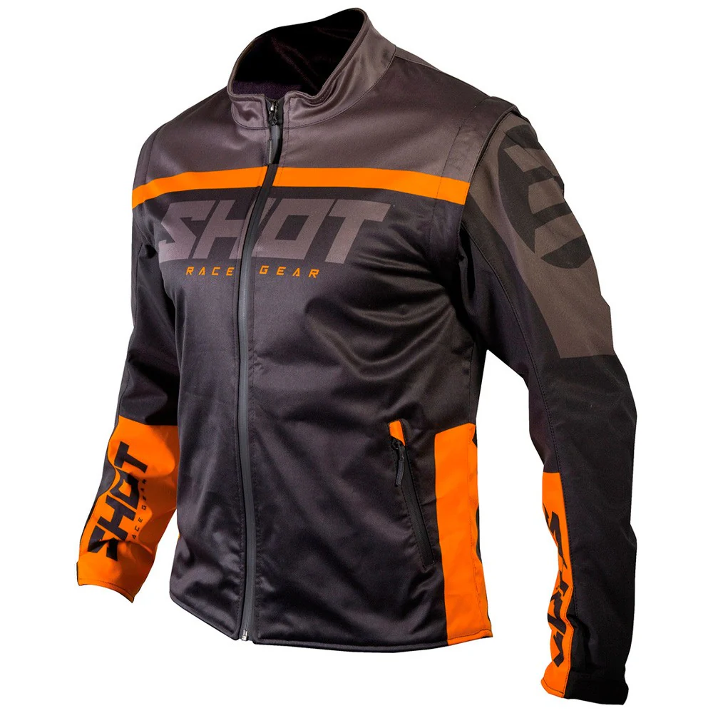 CHAQUETA SHOT LITE 2.0 - NEGRO / NARANJA