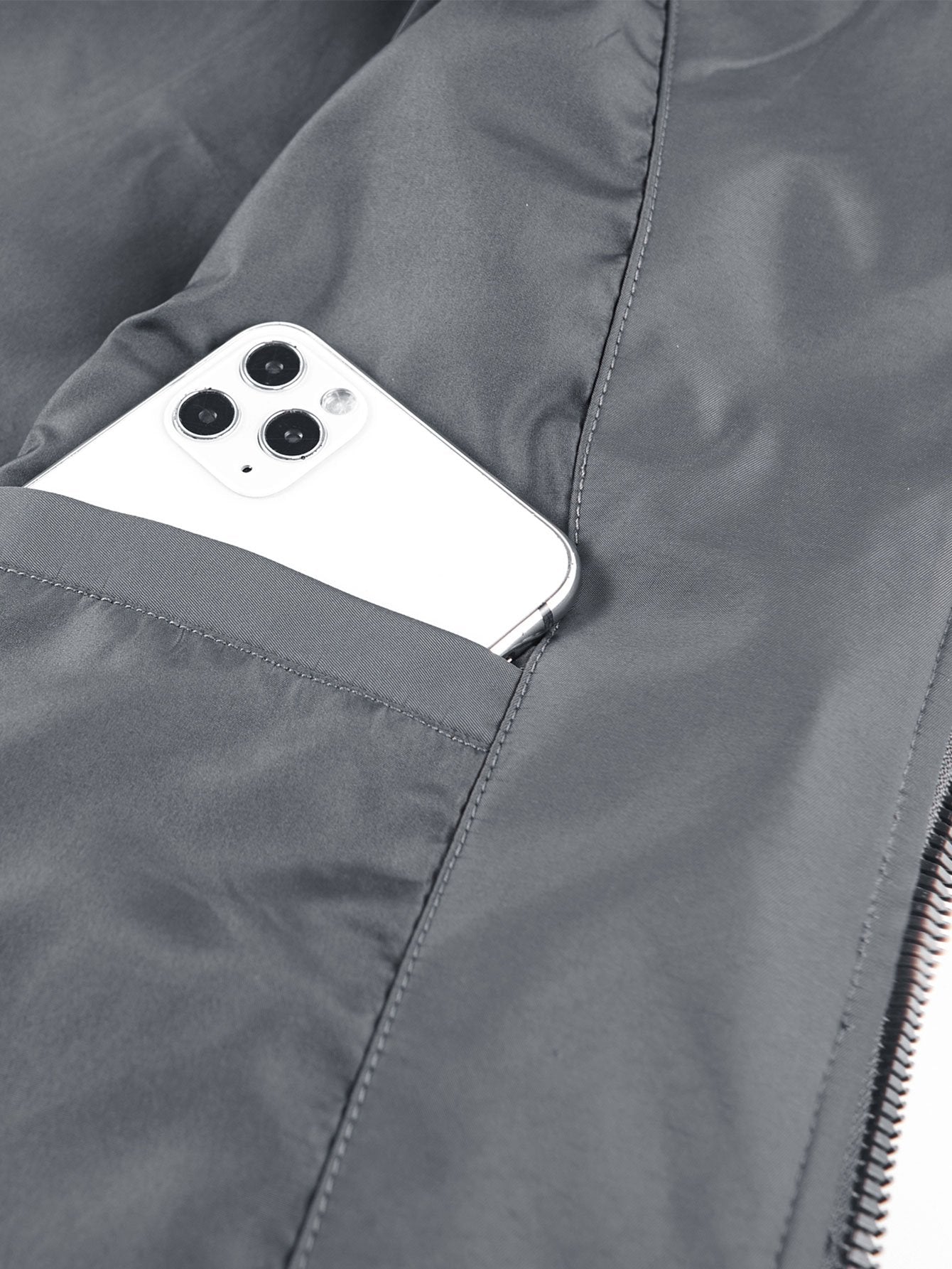 Multi Pockets Bomber Jacket