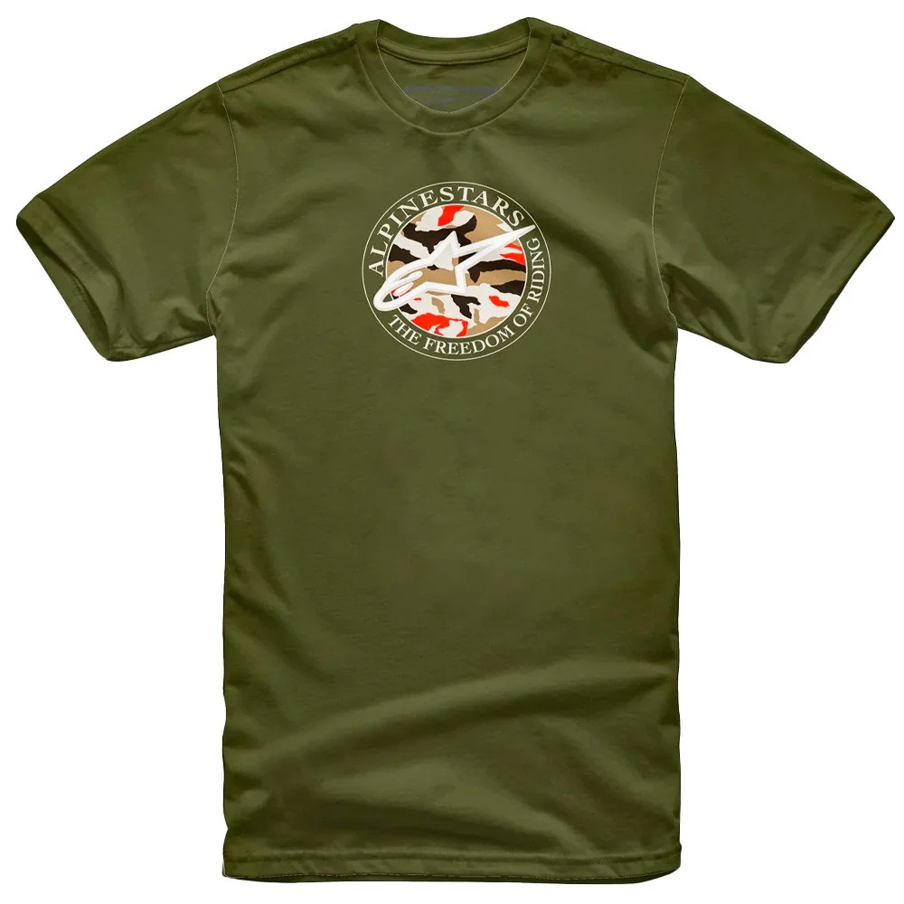 CAMISETA ALPINESTARS DOT CAMO VERDE