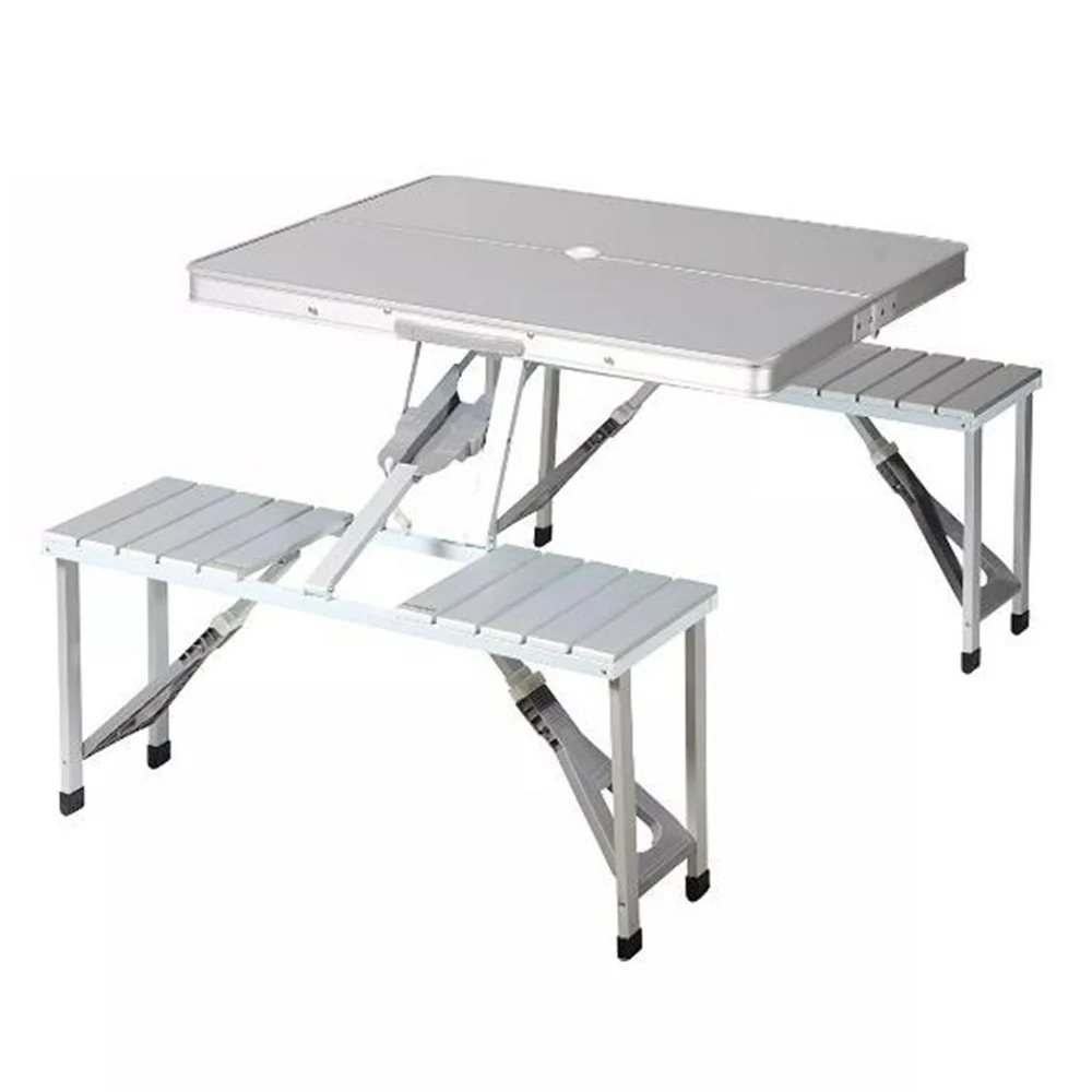 Mesa de camping plegable HOSA PICNIC MALETA - aluminio