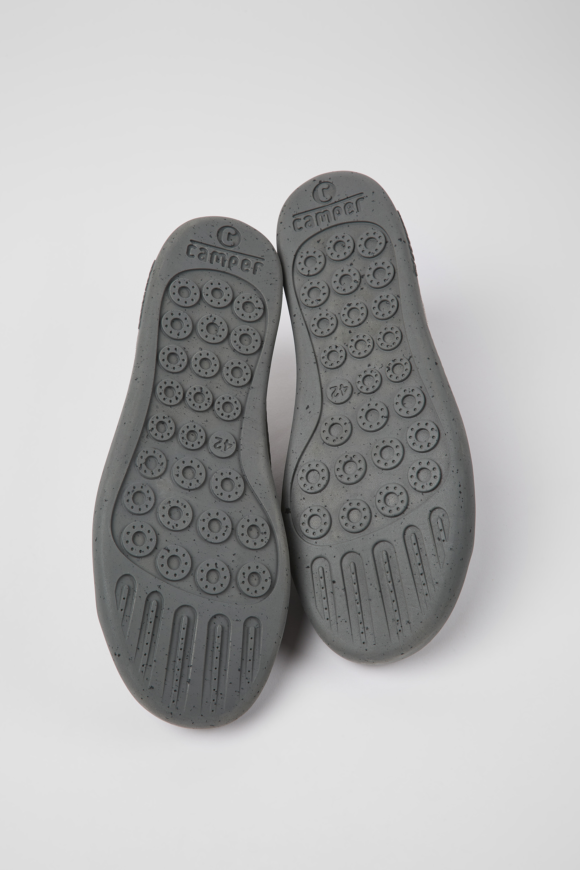 Peu Touring - Gray nubuck sneakers for men