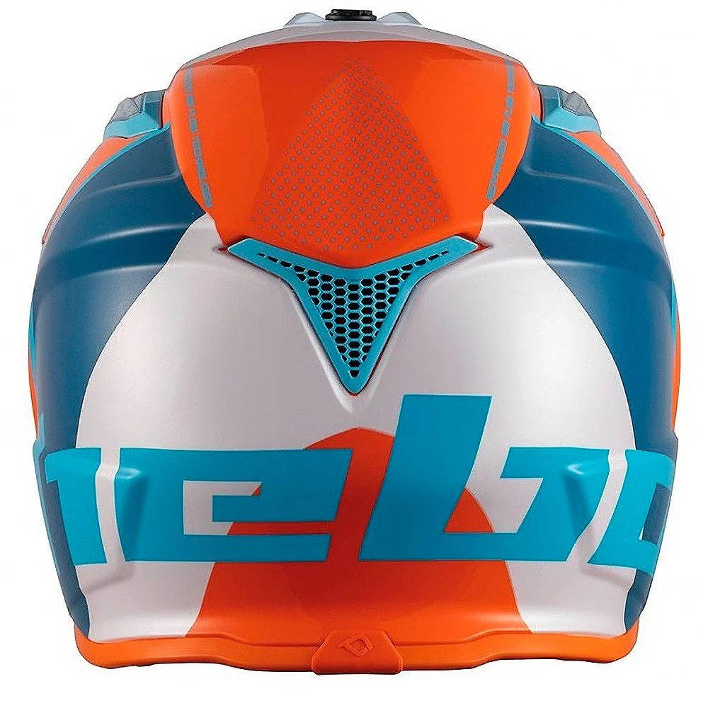 CASCO CROSS / ENDURO HEBO RIPPLE NARANJA / BLANCO /AZUL